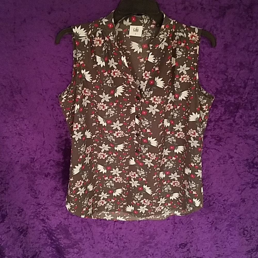 CAbi sleeveless blouse